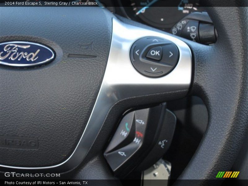 Sterling Gray / Charcoal Black 2014 Ford Escape S