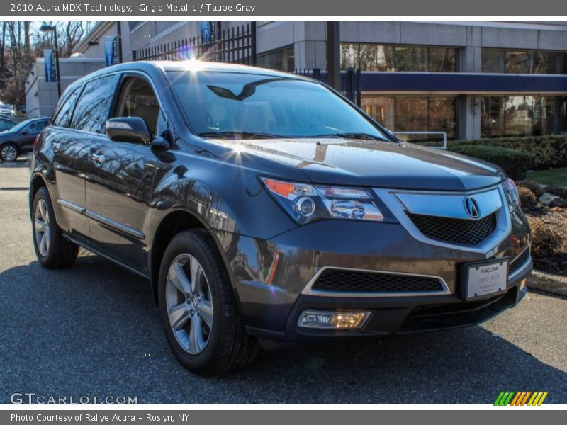 Grigio Metallic / Taupe Gray 2010 Acura MDX Technology