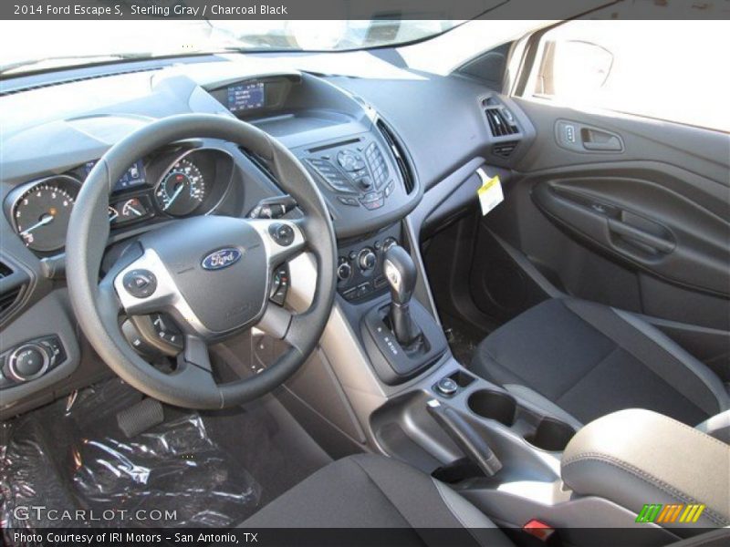 Sterling Gray / Charcoal Black 2014 Ford Escape S