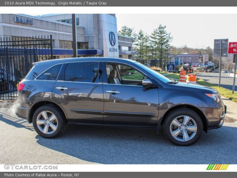 Grigio Metallic / Taupe Gray 2010 Acura MDX Technology