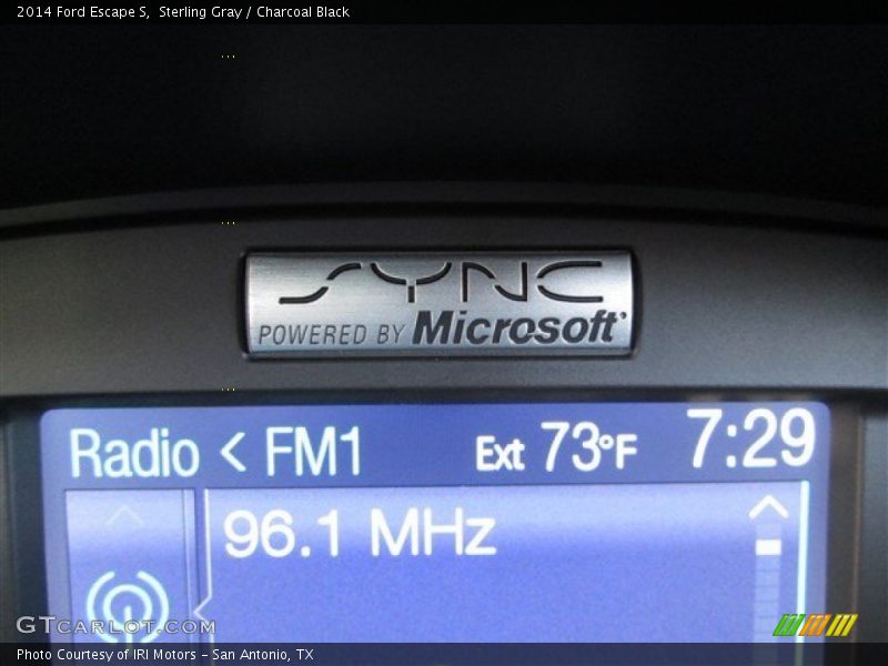 Sterling Gray / Charcoal Black 2014 Ford Escape S