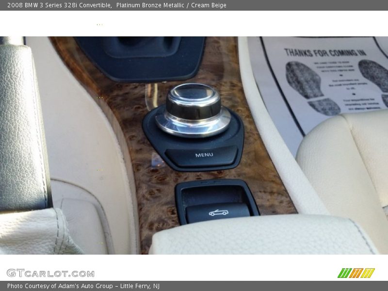 Platinum Bronze Metallic / Cream Beige 2008 BMW 3 Series 328i Convertible
