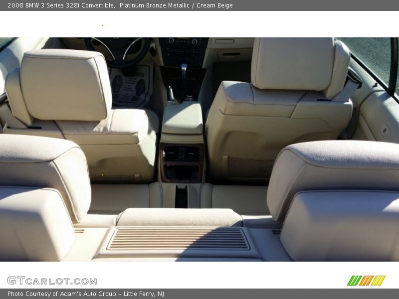 Platinum Bronze Metallic / Cream Beige 2008 BMW 3 Series 328i Convertible