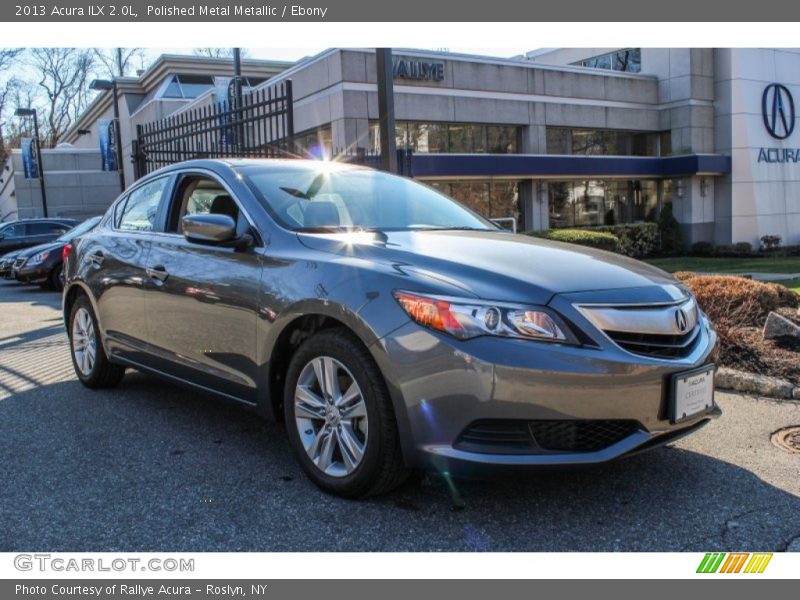 Polished Metal Metallic / Ebony 2013 Acura ILX 2.0L