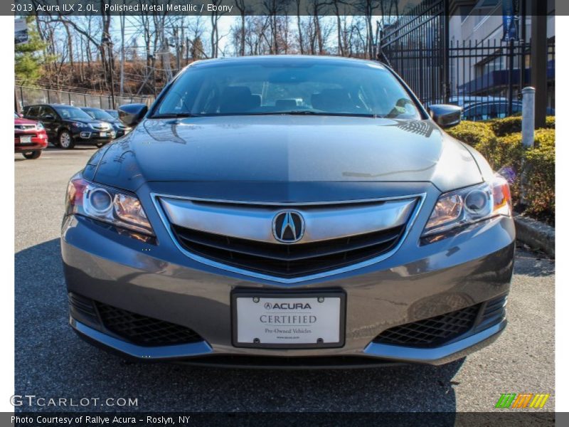 Polished Metal Metallic / Ebony 2013 Acura ILX 2.0L