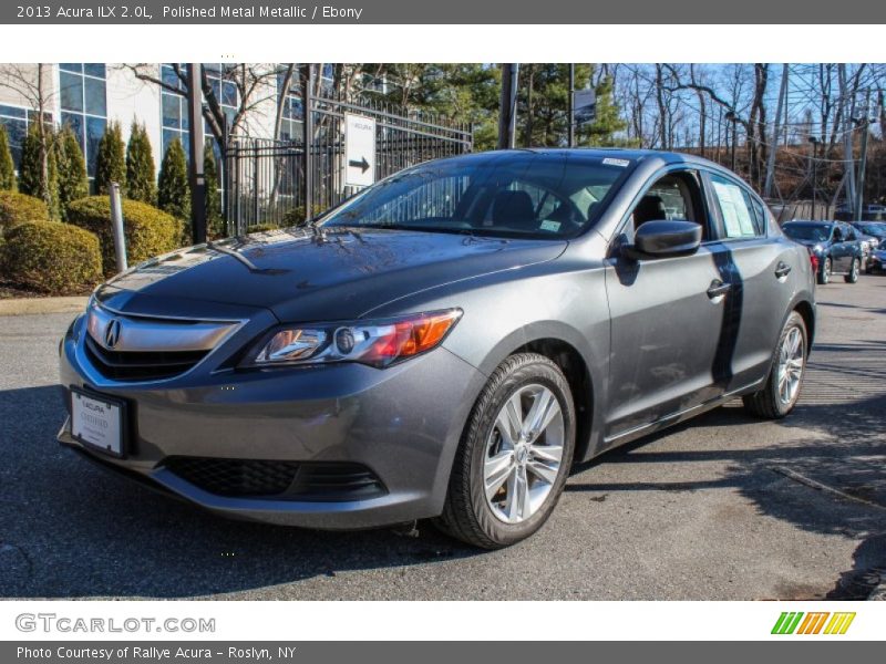 Polished Metal Metallic / Ebony 2013 Acura ILX 2.0L