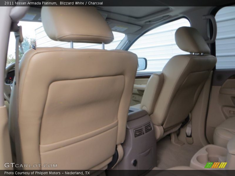 Blizzard White / Charcoal 2011 Nissan Armada Platinum