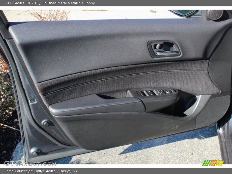 Polished Metal Metallic / Ebony 2013 Acura ILX 2.0L