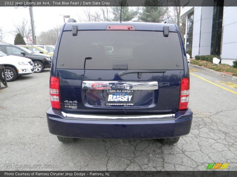 True Blue Pearl / Dark Slate Gray 2012 Jeep Liberty Jet 4x4