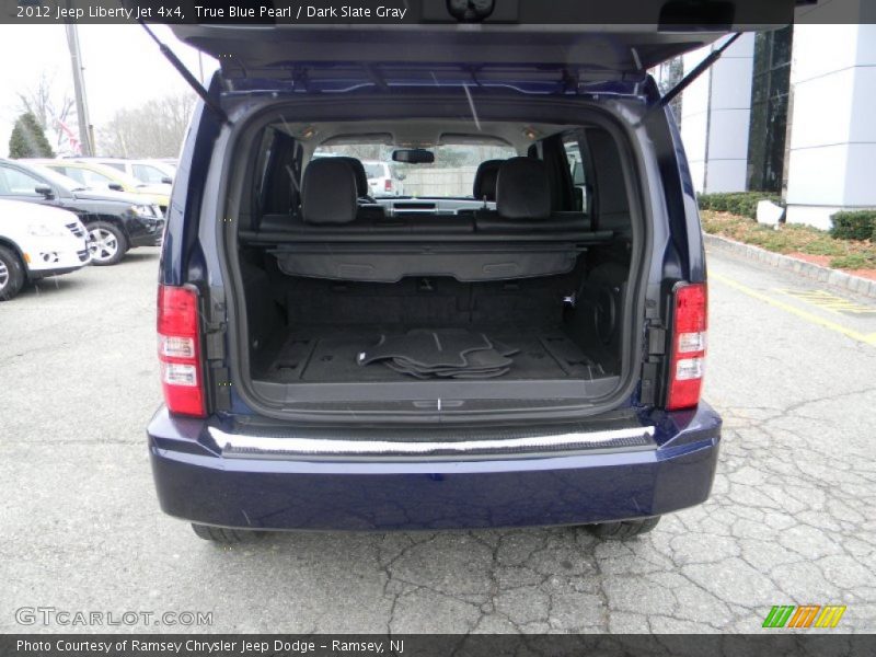 True Blue Pearl / Dark Slate Gray 2012 Jeep Liberty Jet 4x4