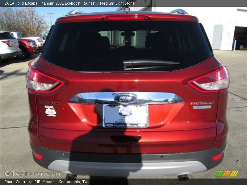 Sunset / Medium Light Stone 2014 Ford Escape Titanium 2.0L EcoBoost