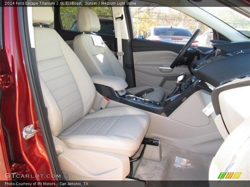 Sunset / Medium Light Stone 2014 Ford Escape Titanium 2.0L EcoBoost