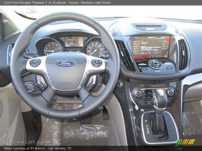 Sunset / Medium Light Stone 2014 Ford Escape Titanium 2.0L EcoBoost