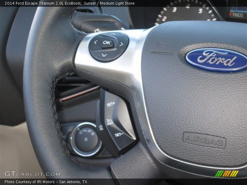 Sunset / Medium Light Stone 2014 Ford Escape Titanium 2.0L EcoBoost