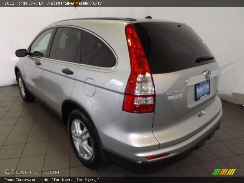 Alabaster Silver Metallic / Gray 2011 Honda CR-V EX