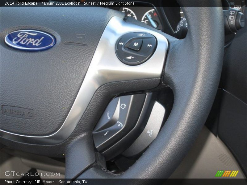 Sunset / Medium Light Stone 2014 Ford Escape Titanium 2.0L EcoBoost