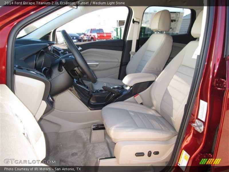 Sunset / Medium Light Stone 2014 Ford Escape Titanium 2.0L EcoBoost