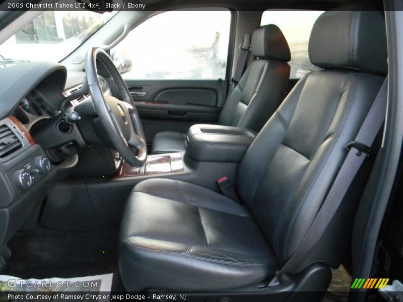 Front Seat of 2009 Tahoe LTZ 4x4