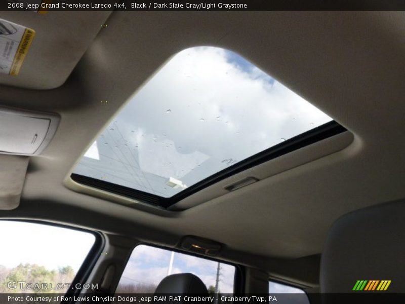 Black / Dark Slate Gray/Light Graystone 2008 Jeep Grand Cherokee Laredo 4x4
