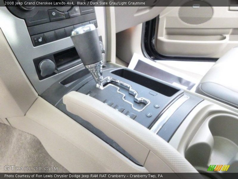 Black / Dark Slate Gray/Light Graystone 2008 Jeep Grand Cherokee Laredo 4x4