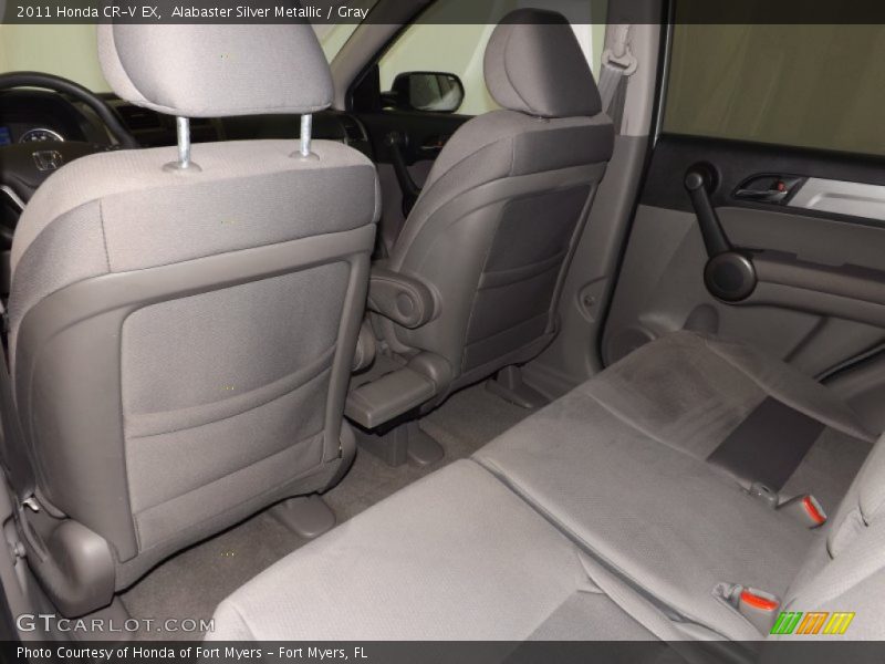 Alabaster Silver Metallic / Gray 2011 Honda CR-V EX