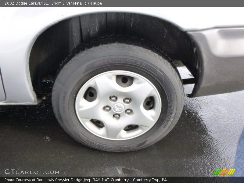 Bright Silver Metallic / Taupe 2002 Dodge Caravan SE