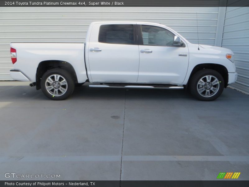 Super White / Black 2014 Toyota Tundra Platinum Crewmax 4x4