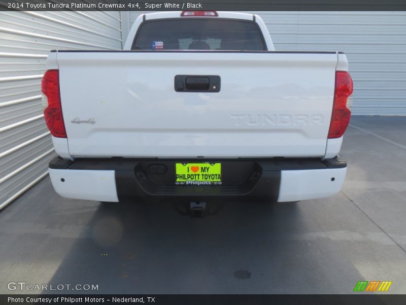 Super White / Black 2014 Toyota Tundra Platinum Crewmax 4x4