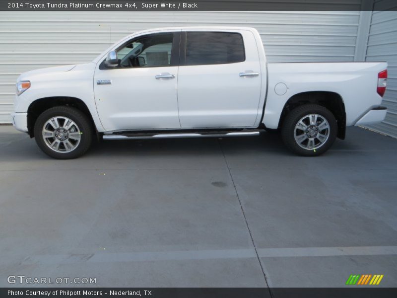 Super White / Black 2014 Toyota Tundra Platinum Crewmax 4x4