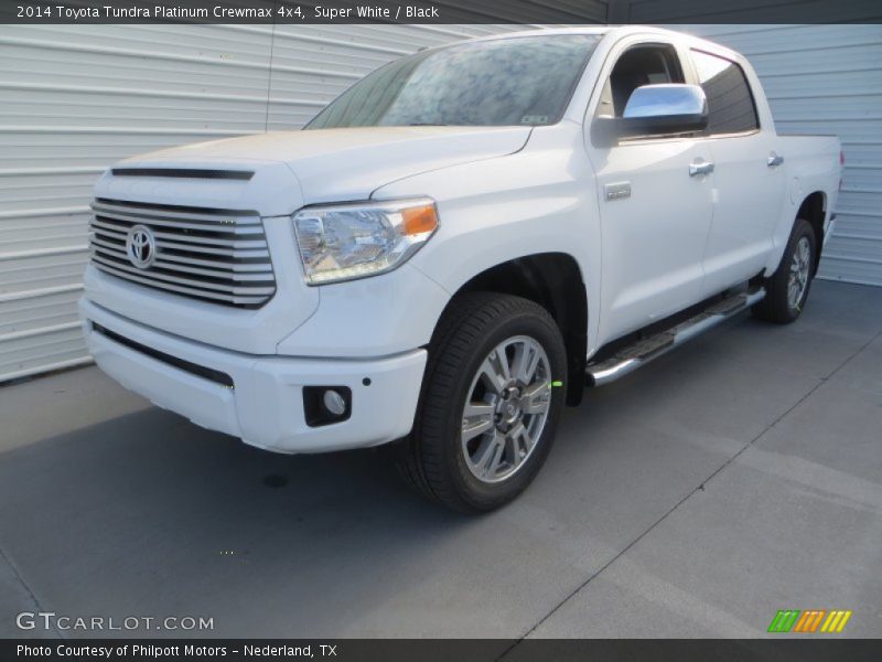 Super White / Black 2014 Toyota Tundra Platinum Crewmax 4x4