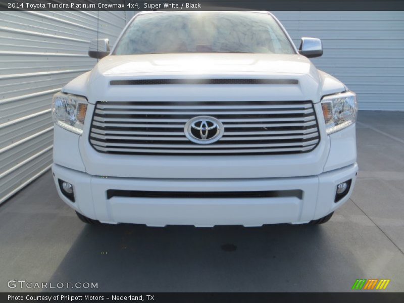 Super White / Black 2014 Toyota Tundra Platinum Crewmax 4x4