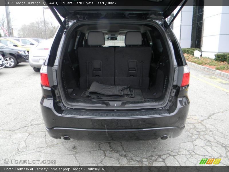 Brilliant Black Crystal Pearl / Black 2012 Dodge Durango R/T AWD