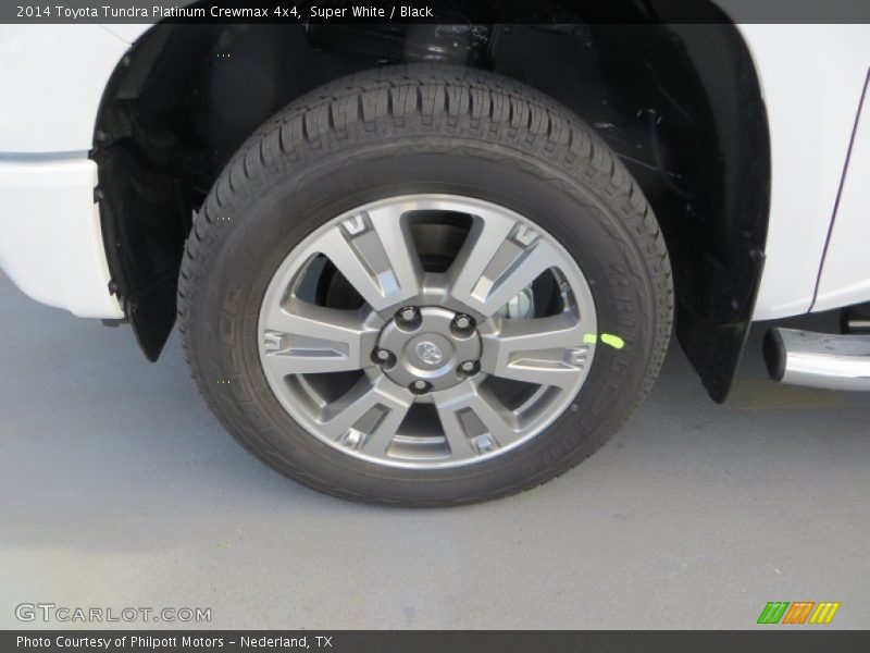 Super White / Black 2014 Toyota Tundra Platinum Crewmax 4x4