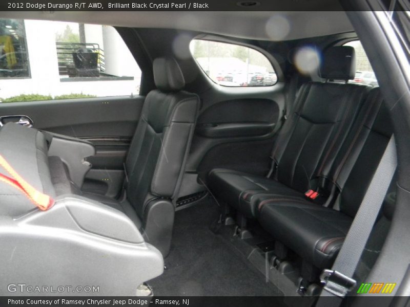 Brilliant Black Crystal Pearl / Black 2012 Dodge Durango R/T AWD