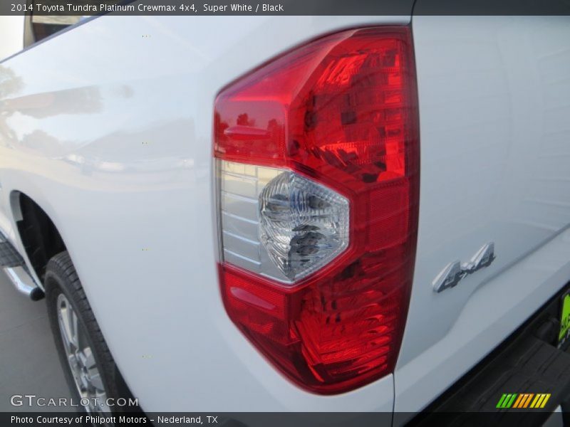 Super White / Black 2014 Toyota Tundra Platinum Crewmax 4x4