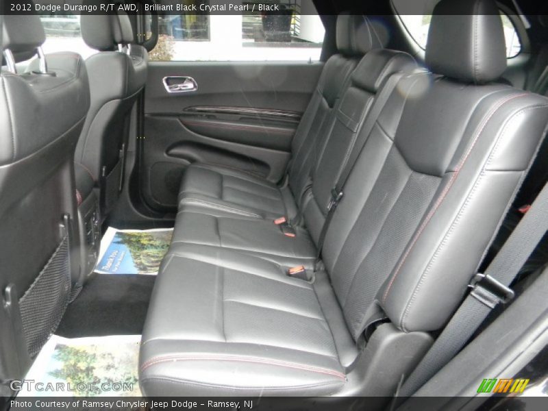 Brilliant Black Crystal Pearl / Black 2012 Dodge Durango R/T AWD