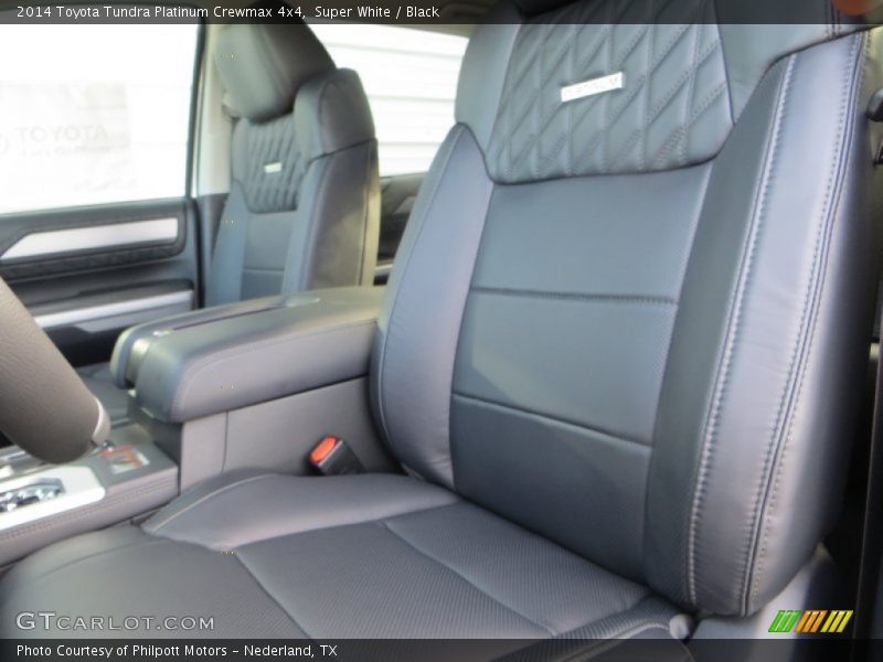 Super White / Black 2014 Toyota Tundra Platinum Crewmax 4x4