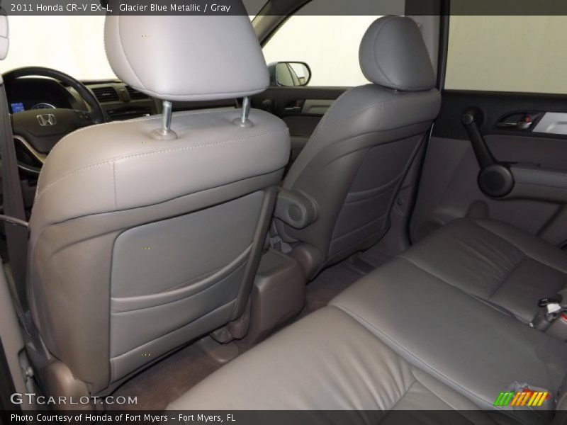 Glacier Blue Metallic / Gray 2011 Honda CR-V EX-L