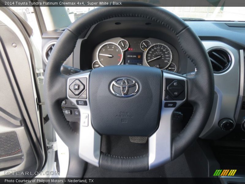 Super White / Black 2014 Toyota Tundra Platinum Crewmax 4x4