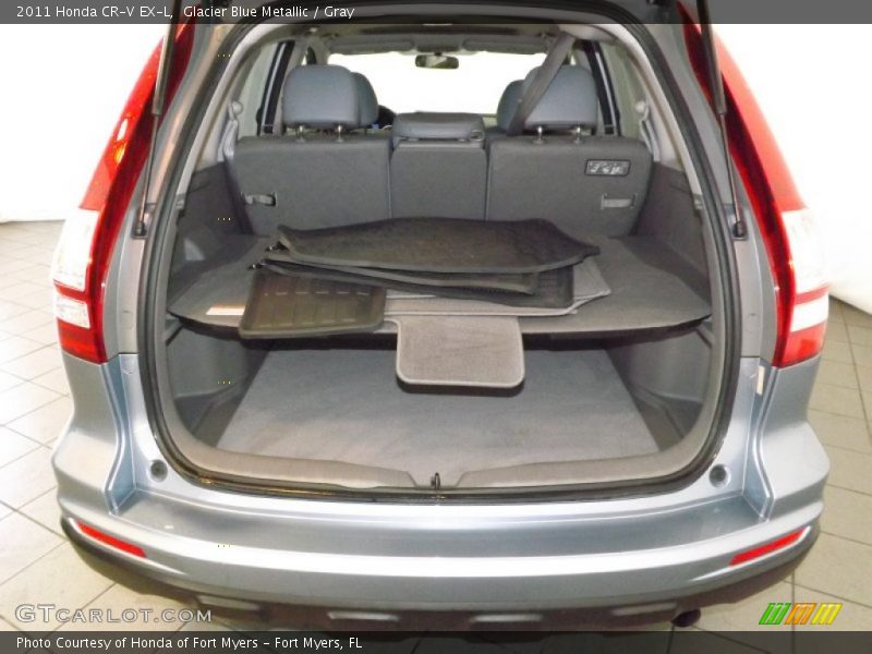 Glacier Blue Metallic / Gray 2011 Honda CR-V EX-L