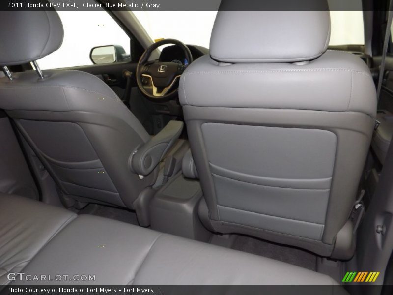 Glacier Blue Metallic / Gray 2011 Honda CR-V EX-L