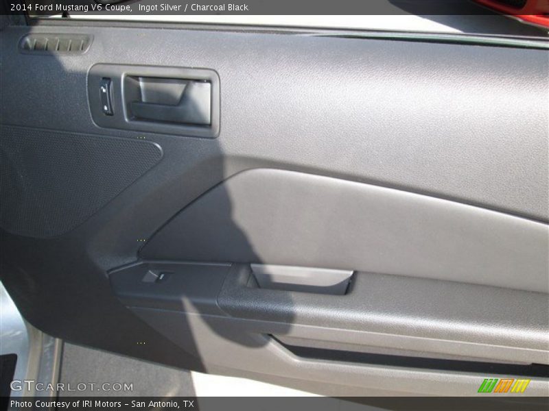 Ingot Silver / Charcoal Black 2014 Ford Mustang V6 Coupe
