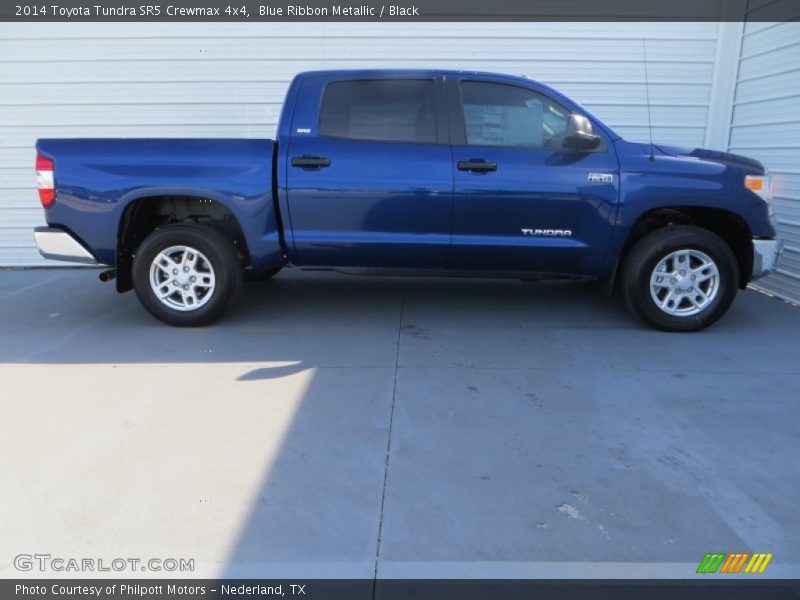 Blue Ribbon Metallic / Black 2014 Toyota Tundra SR5 Crewmax 4x4