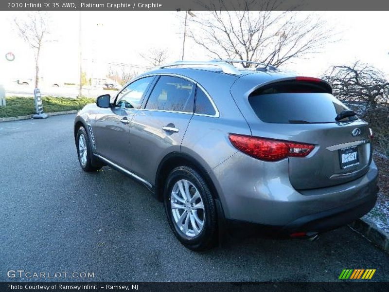 Platinum Graphite / Graphite 2010 Infiniti FX 35 AWD