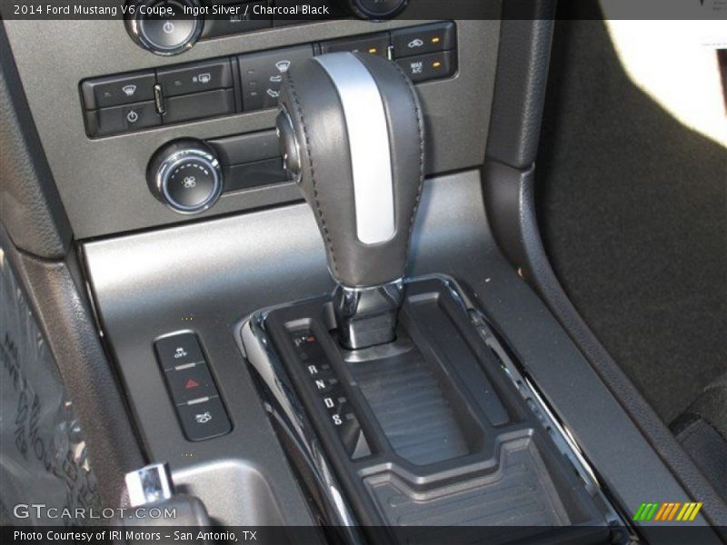 Ingot Silver / Charcoal Black 2014 Ford Mustang V6 Coupe