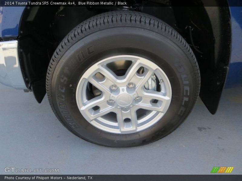 Blue Ribbon Metallic / Black 2014 Toyota Tundra SR5 Crewmax 4x4