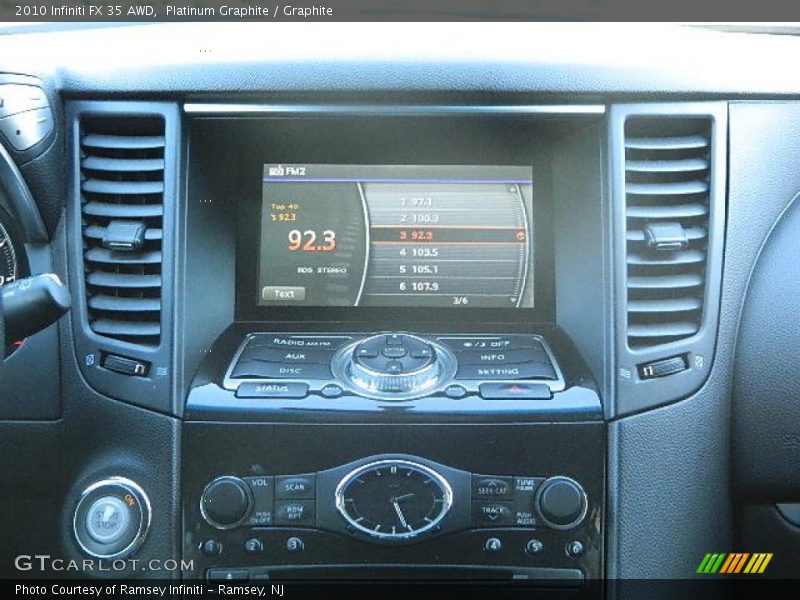 Platinum Graphite / Graphite 2010 Infiniti FX 35 AWD