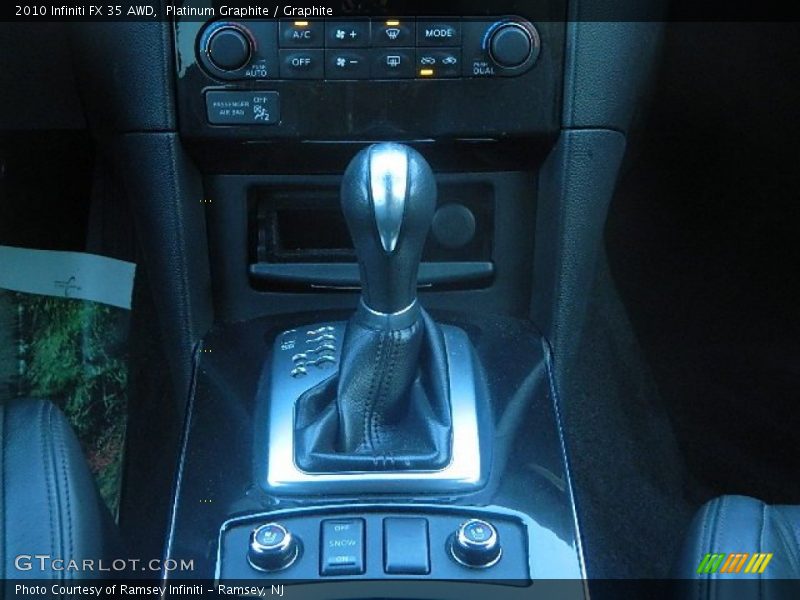 Platinum Graphite / Graphite 2010 Infiniti FX 35 AWD