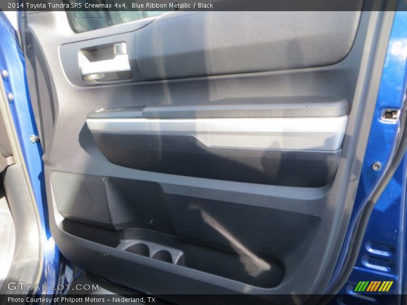 Blue Ribbon Metallic / Black 2014 Toyota Tundra SR5 Crewmax 4x4