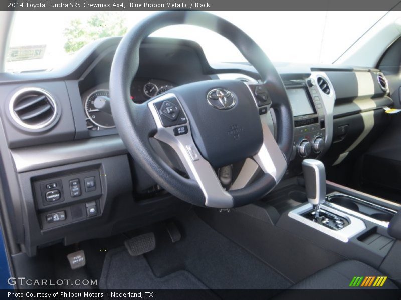 Blue Ribbon Metallic / Black 2014 Toyota Tundra SR5 Crewmax 4x4